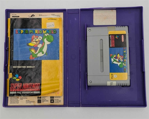 Super Mario World - I Udlejningskasette - SNES - (SCN) (C Grade) (Genbrug)